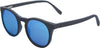 Ebony Wood Sunglasses with Ice Blue Polarized Lenses