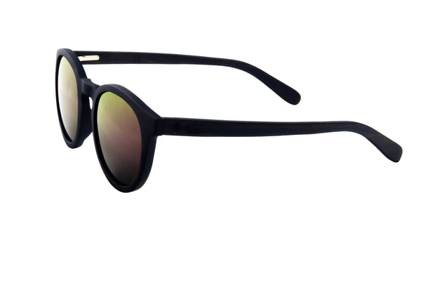 Hazelnut PUrPLE Solid Ebony Wood Sunglasses for Sale - ShadeTree