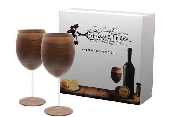 Unique Wood Wine Glasses & Gift Set - ShadeTree Sunglasses