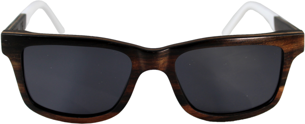 Fusion Tuxedo Ebony & Walnut Wood Sunglasses - ShadeTree Sunglasses