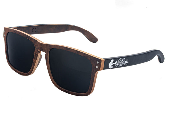 Troubadour - Red Oak Burlwood - ShadeTree Sunglasses