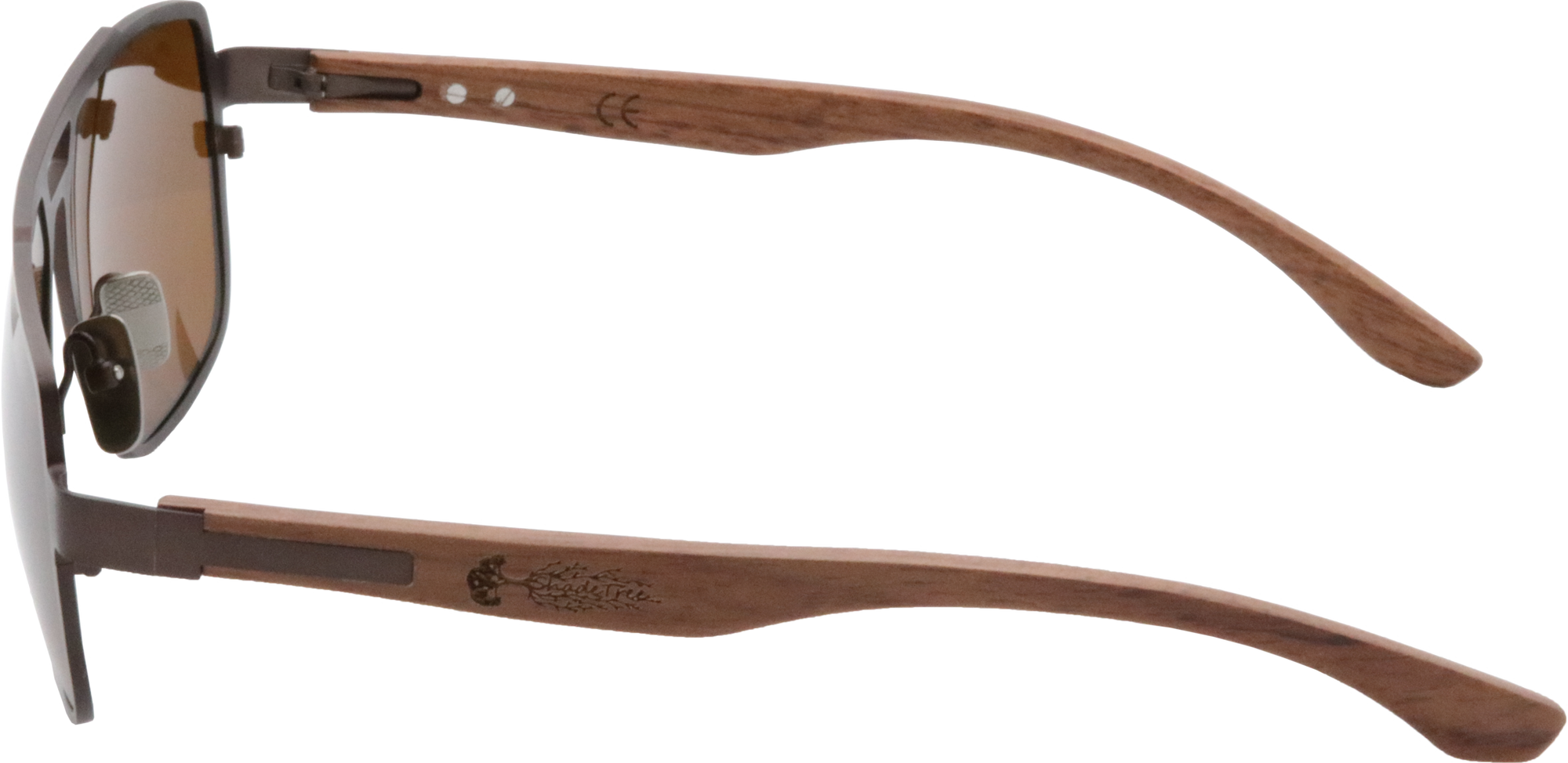 Giant Sequoia Brown Titanium Red Rosewood Sunglasses for Sale