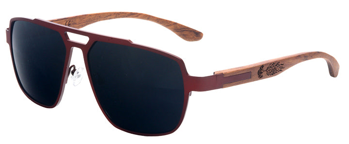 Glacier Point - Wine Titanium & Black Walnut