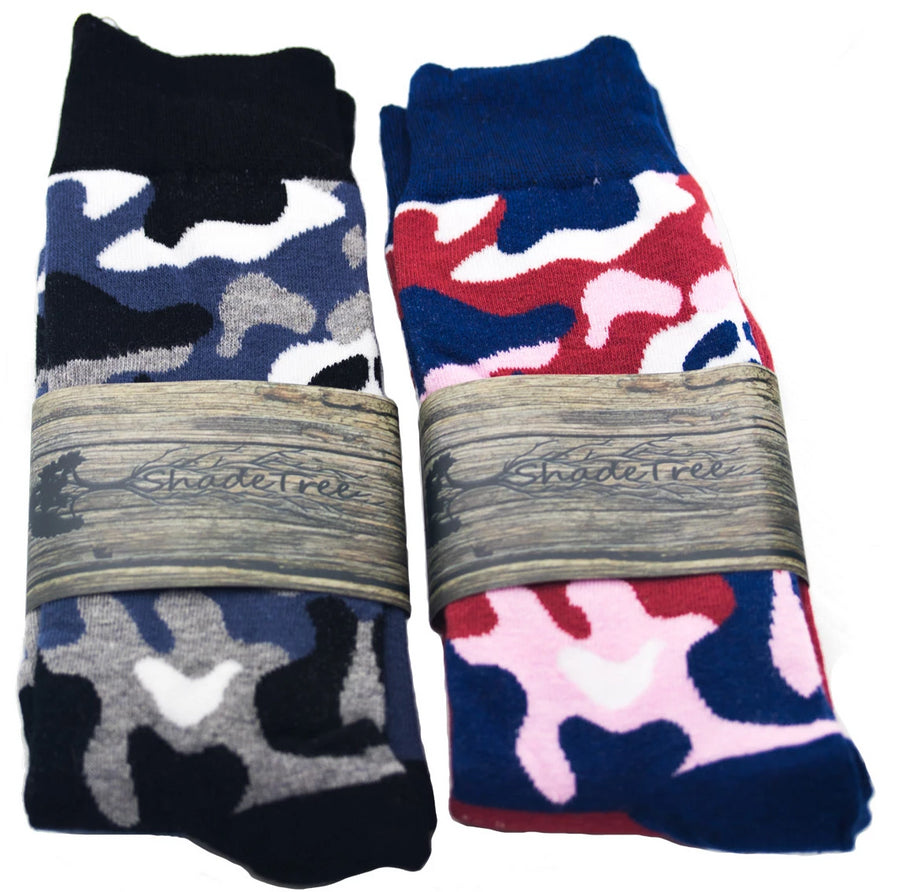 The Shade-Manatee Camo Sock Collection