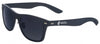 Solid Carbon Fiber Sunglasses with Grey Gradient Lenses
