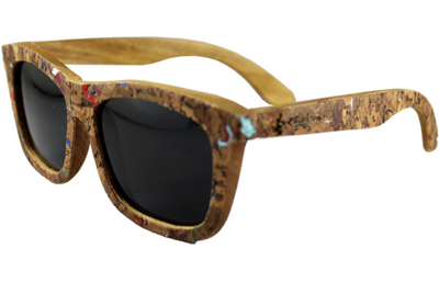 Cork Confetti Verawood Sunglasses with Polarized Lenses