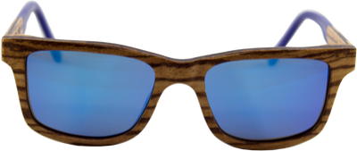 Shadetree sunglasses, Titanium sunglasses, Wood sunglasses, Bamboo sunglasses, polarized sunglasses, Fusion sunglasses, blue lenses, wood sunglasses