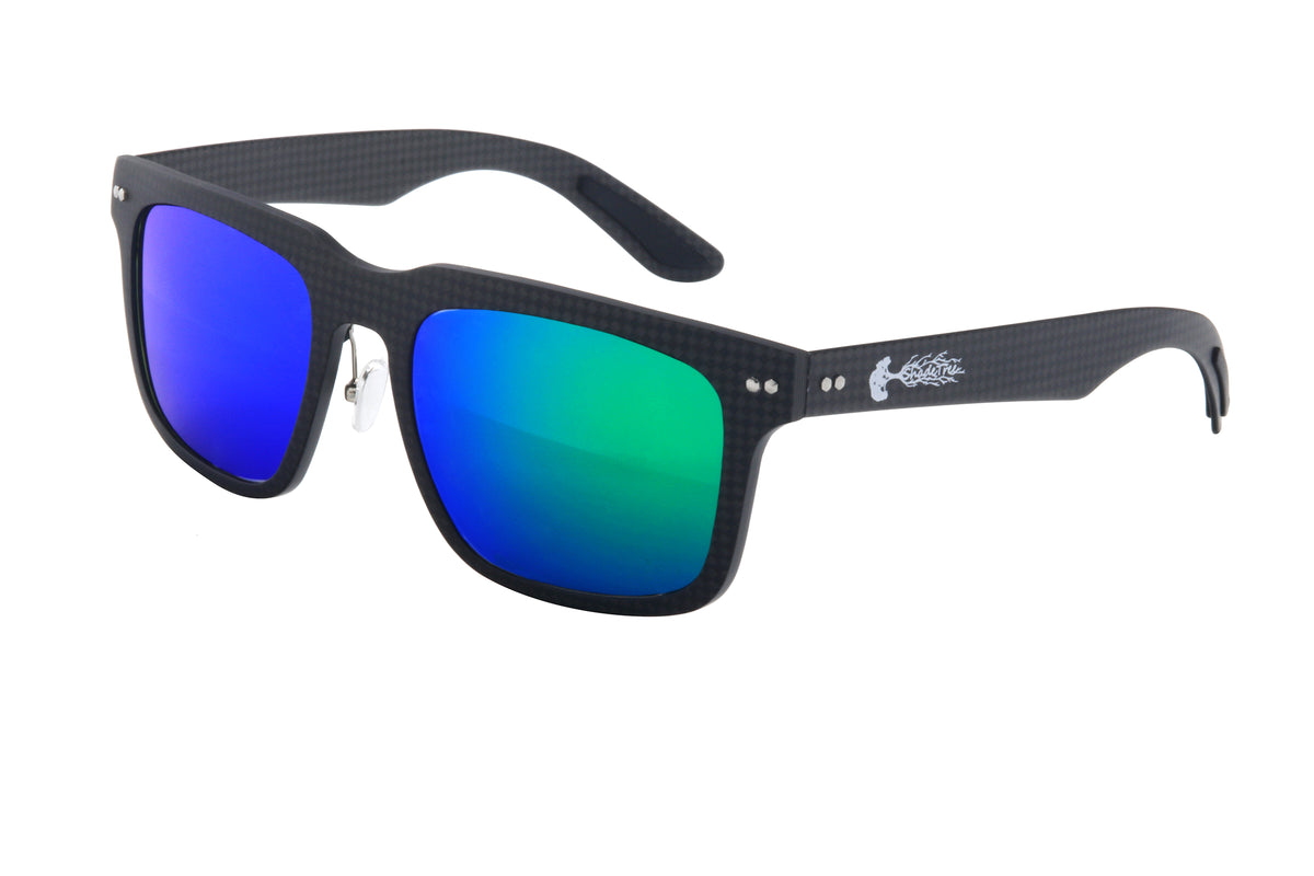 The Graphite Solid Carbon Fiber - WIDE - Green