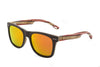 Maplewood Sunglasses with Red/Orange Polarized Lenses